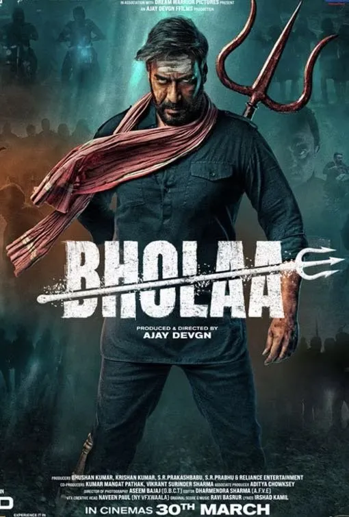 Bholaa Action Movie Poster on smooiptv VOD