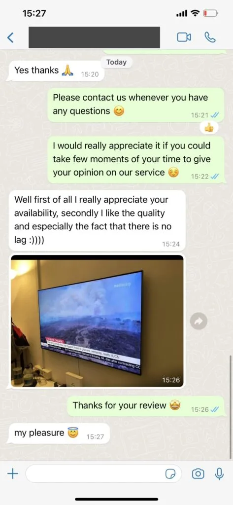 WhatsApp Support Chat Screenshot 2