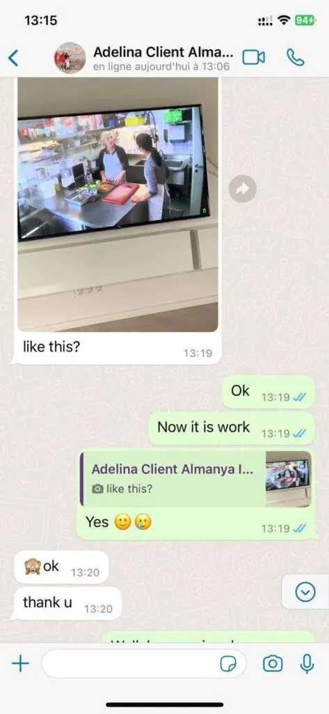 WhatsApp Support Chat Screenshot 4